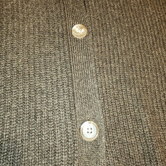 Quince Mongolian Cashmere Oversized Boyfriend Cardigan Sweater NWT Brown Med - Picture 5 of 8